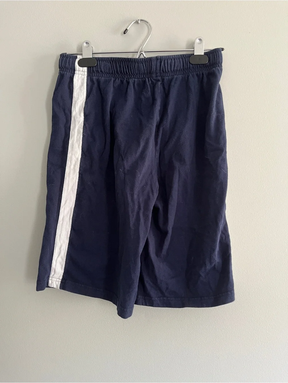 Set of 2 Boys Drawstring Athletic Shorts Sweatshorts- Navy & Black